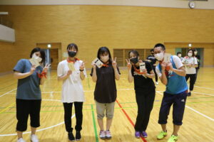優勝したスタッフ
