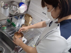 食事の準備